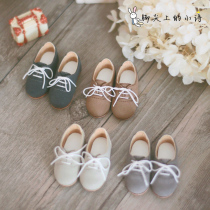 Daily literary flat shoes 1 4 1 6 BJD doll six-point baby shoes four-point MDD bear sister