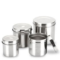 Special high quality 8CM 9CM 10CM12CM stainless steel ointment cup oil cylinder Cotton ball cylinder Dressing cylinder