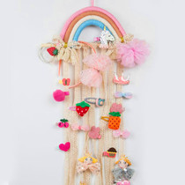 Nordic in Baby Room dressed rainbow wall decoration children hair jacket hair hair hair clamp collection frame display frame
