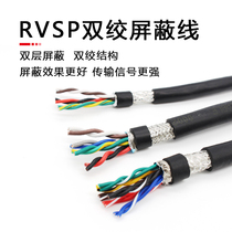 RVSP shielded twisted pair 2 4 6-0 15 0 2 0 3 0 5 0 75 1 1 5 2 5 square wire