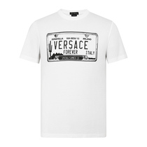 Versace Versace Spring and Summer 20 mens casual printed pattern cotton T-shirt A86002A228806