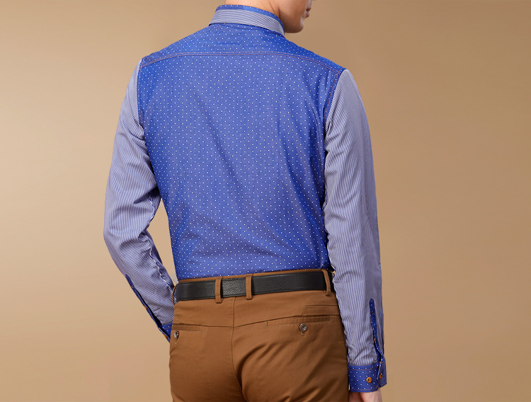 国内单撤专柜剪标男装青年男士保暖衬衫秋冬季