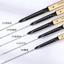 New small gold chopsticks triangular brow waterproof wild double head extremely fine male and female makeup tattooist special lasting