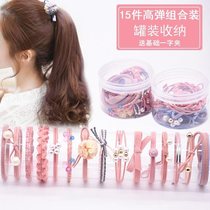 Girls tie hair trinkets Junior high school ornaments leather bands Simple girls can be used as bracelets headbands dual-use leather cases