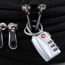 tsa combination lock lever luggage abroad suitcase anti-theft lock check-in Customs lock luggage customs padlock