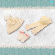 Domestic spot VOLKS official three-point DD SD winter scarf hat gloves three-piece set