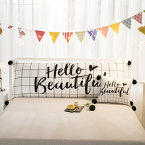 Removable and washable bedside cushion large backrest tatami sofa pillow waist pillow triangle cushion floating window pillow soft bag
