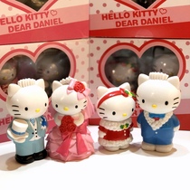 Cake Pendulum to decorate Katie cat KT Cat Paparazzi Lovers Wedding Christmas Hand Office Puppets Model Gift Cartoon