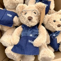 Clear Warehouse Special Price Foreign Trade With Flawless Teddy Bear Patch Bear Wear Glasses Cute Little Bear Cloth Dolls And Other Plush Paparazzi