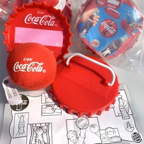 Foreign trade export out of print plush toy ball Coca-cola Coca-Cola peripheral collection creative bottle cap burger