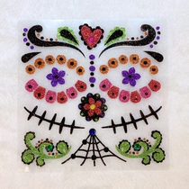 Children DIY stickers with acrylic drill flash powder to the stage performance Makeup Sticker Nail Sticker