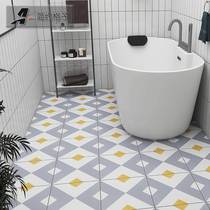 Nordic kitchen balcony toilet tile non-slip wear-resistant tile restaurant clothing store floor tile 300x300