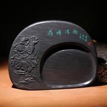 Yu Shui Ripple (He Tang Qingquan) Raw Stone Utility Yu Tai Literary Room Four Treasures Yu Tai Yu Tai Yu Yu Fine Carving
