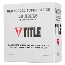 TITLE SINGLE WEAVE SUPER GAUZE MATCH TRAINING GAUZE BANDAGE 50 vol.