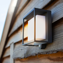 UME outdoor wall lamp solar lamp waterproof infrared induction modern villa courtyard lamp outdoor aisle sun lamp