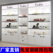 Cosmetics display cabinet simple modern container display case beauty salon products shelf skin care products nail art display rack