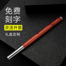 Mo Gong Wen Chuangwen hand gift brass solid wood signature pen Enterprise School custom lettering logo souvenir gift