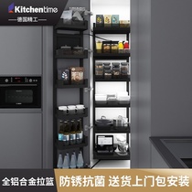 kitchentime kitchen cabinet monster series High cabinet corner linkage tool All aluminum alloy pull basket