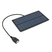 5V 5V 2W USB port solar cell 5V Charging Regulator Power Generation Pantocharger