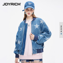 JOYRICH official 2021 New Tide full of stars cloth embroidered coat men spring and autumn coat women 601N31