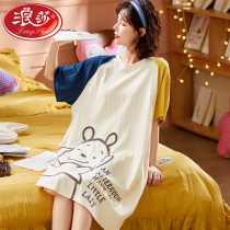 Princess Romana Sleeping Dress Woman Summer Thin Cotton Short Sleeve Spring Summer Day Student Cute Pyjamas Woman 2022 New