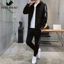 Rich Bird Casual Sports Suit Men's Fall Winter 2022 New Fashion Brand with Handsome Sweatshirt Men's Set