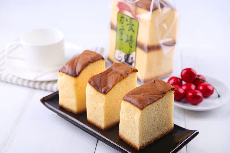 2袋装日本进口长崎蜂蜜蛋糕原味糕点办公室下午茶点心零食品 包邮_不