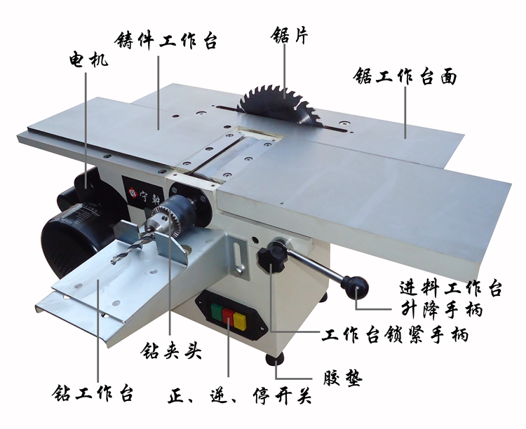 木工平刨床图解图片