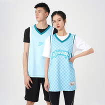 UZIS double-sided jersey for men and women couples loose and breathable summer Tide Street American basketball sleeveless vest