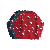 Designer Plus Red New Year sweater female 2020 new winter thick Foreign style loose coat