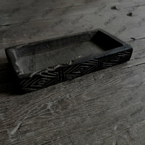 Zhangjiagu Retro Calamus Basin Han Brick Flower Pot Flower Flower Imitation Ancient Coarse Pottery Moss Multi-Meat Bonsai Pendulum direct