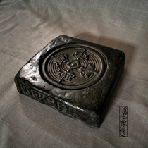 Zhangjiahan Brick Clay Pot Acceptance Ancient Cup Toidea Purple Sand Pot Mat Zen for a small tea Taichung style personality pendulum direct sale