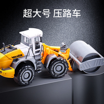 Childrens big number pressure road machine toy car boy emulated inertial engineering pressure machine model baby 2-year-old 3 small car