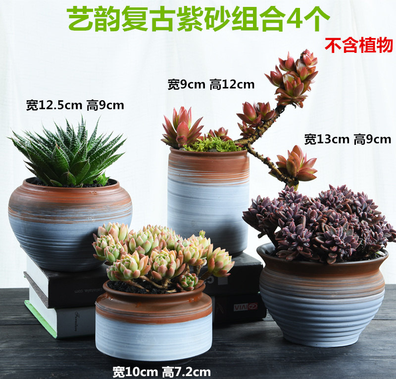 The Purple sand flowerpot ceramic old running of large special offer a clearance take tray creativity more than other small household bracketplant, the flowerpot