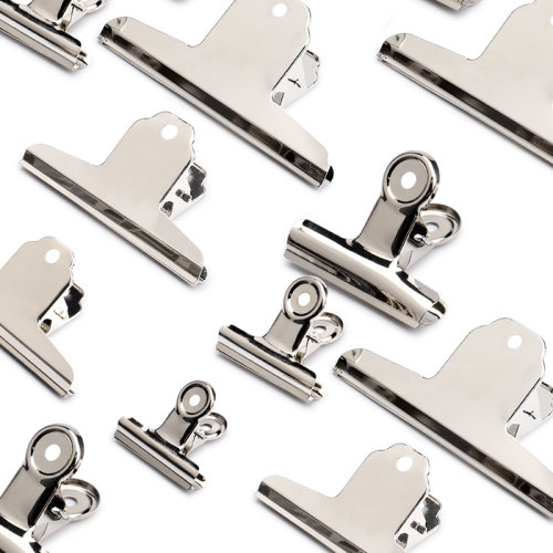 铁票据大号小文件强力夹子山形圆形不锈钢夹办公文具用品固定特大_7折