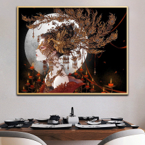 Half face makeup cross stitch 2020 new thread embroidery antique character bedroom beautiful embroidery small piece embroidery hand embroidery