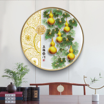 Wufu Linmen cross stitch 2021 New thread embroidery living room small piece simple vertical version small porch hand embroidery hand