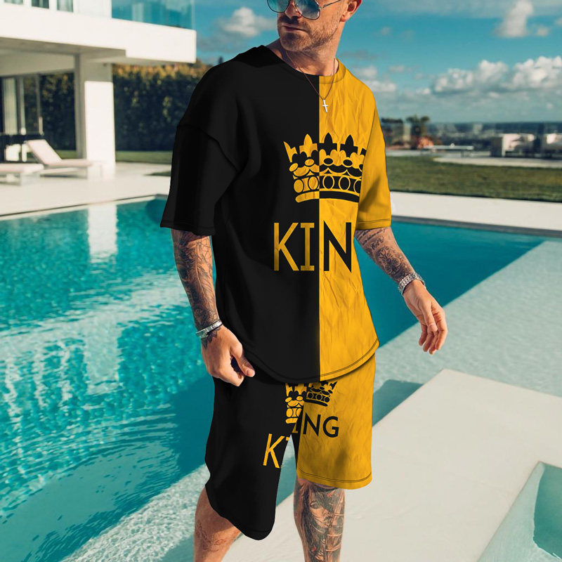 Спортивный костюм для отдыха pants 3d men's sportswear suit man  clothing 2-piece set OTHER