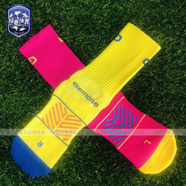 Jinguan towel bottom mid-tube socks matrix non-slip silicone strip sports training football domestic God socks Mandarin duck