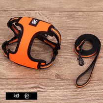 Dog chest walking dog rope strap leash dog dog chain small pet golden hair dog medium large strap supplies collar