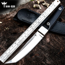 High-hardness straight-knife diving knife sharpened cutter body-proof military knife Outdoor small knife for living with knife-carrying knife