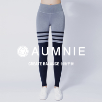 AUMNIE Australia Mini symbol long pants woman breathable speed dry body with legs lifting hip and hip fitness exercise training yoga