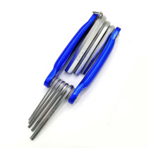 Qinghai Lake folding inner hexagonal middle hole plum blossom set hollow multi-function inner hexagonal hexagonal high-quality high-carbon steel