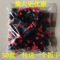 Tile leveling device Leveling device leaving seam fixing artifact Repeated recycling of cross tile tile worker tile tools