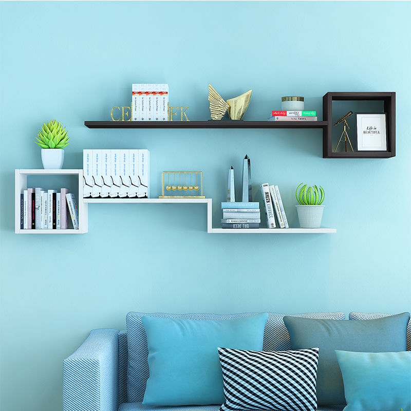 Wall Shelf Bookcase Wall Hanging Cabinets Bedroom Wall Bookcase Shelves Creative Lattice Wall Bookcase Child Bookcase
