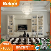 Boloni whole house space custom wardrobe wine cabinet Furniture custom whole house home furnishing finished products prepaid Jinwenis