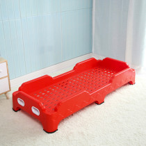 Kindergarten nap stacked plastic sheets Peoples bed Lunch break Stacked bed Childrens lunch break Early education center trusteeship class small bed