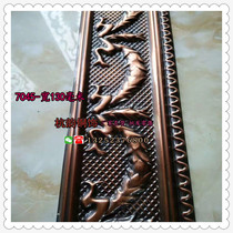 European pattern copper line Chinese rebound decoration metal bar ceiling ceiling waist wire U-type stainless steel bag