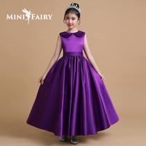 Daughter child dress Princess dress piano performance girl host small dress flower girl birthday dress dress dress