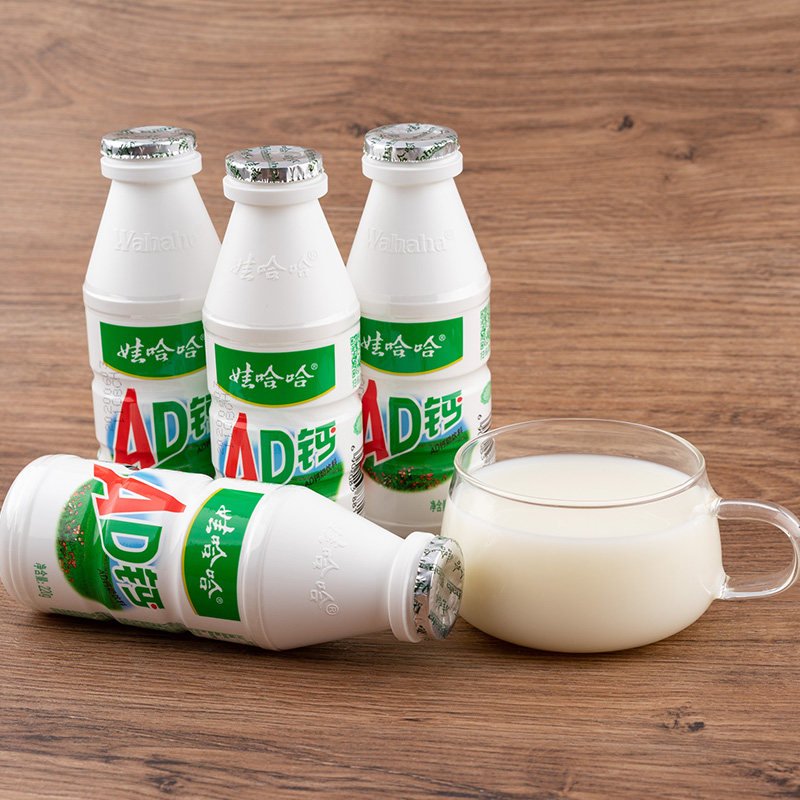 娃哈哈ad钙奶220mlx16/24大瓶整箱哇哈哈儿童酸奶牛奶早餐饮料品
